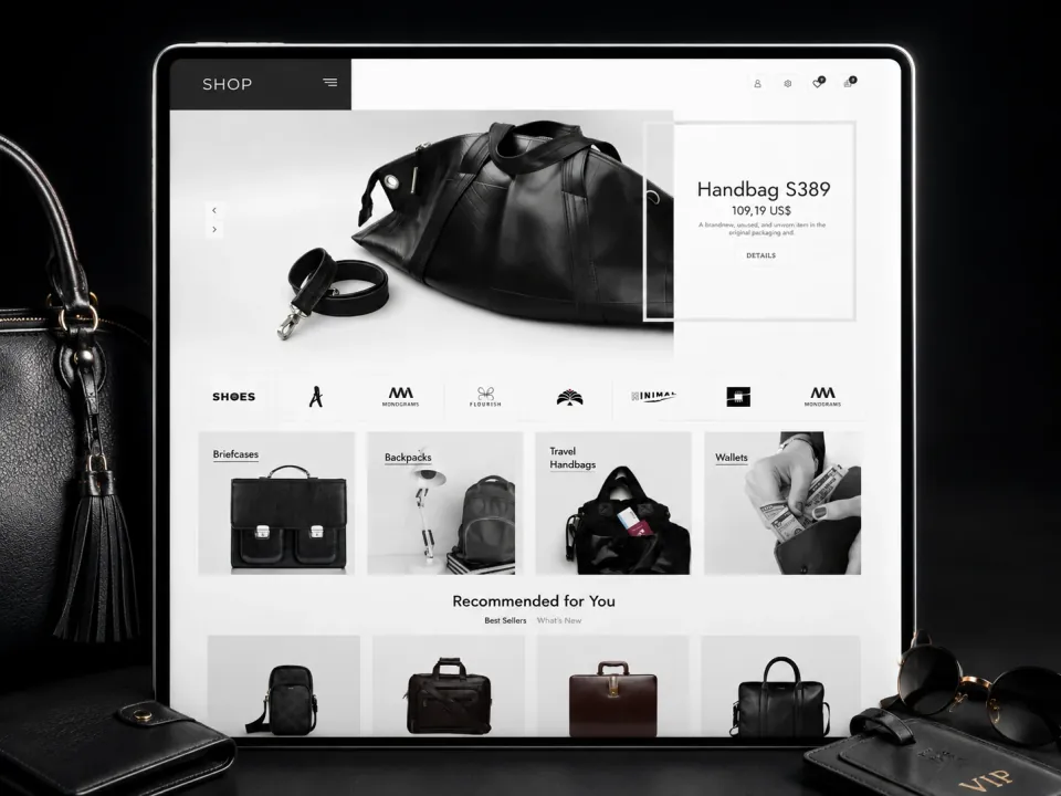 Sitio web · Tienda online